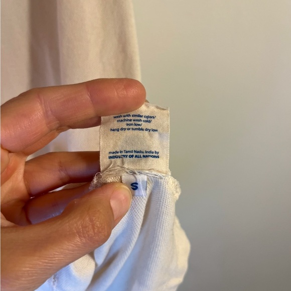 INDUSTRY OF ALL NATIONS PIQUE TANK FROM ORGANIC COTTON SIZE S - Picture 5 of 5